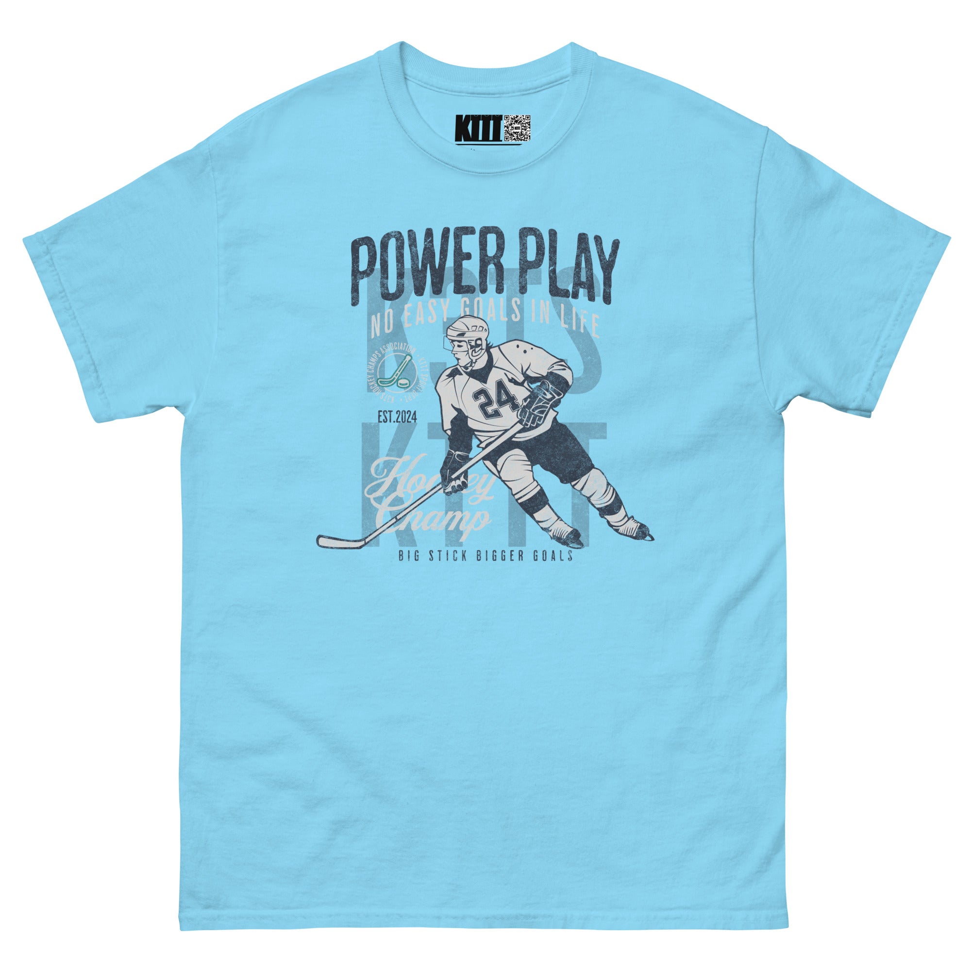 Power Play - Big Stick, Bigger Goals Unisex Classic Tee