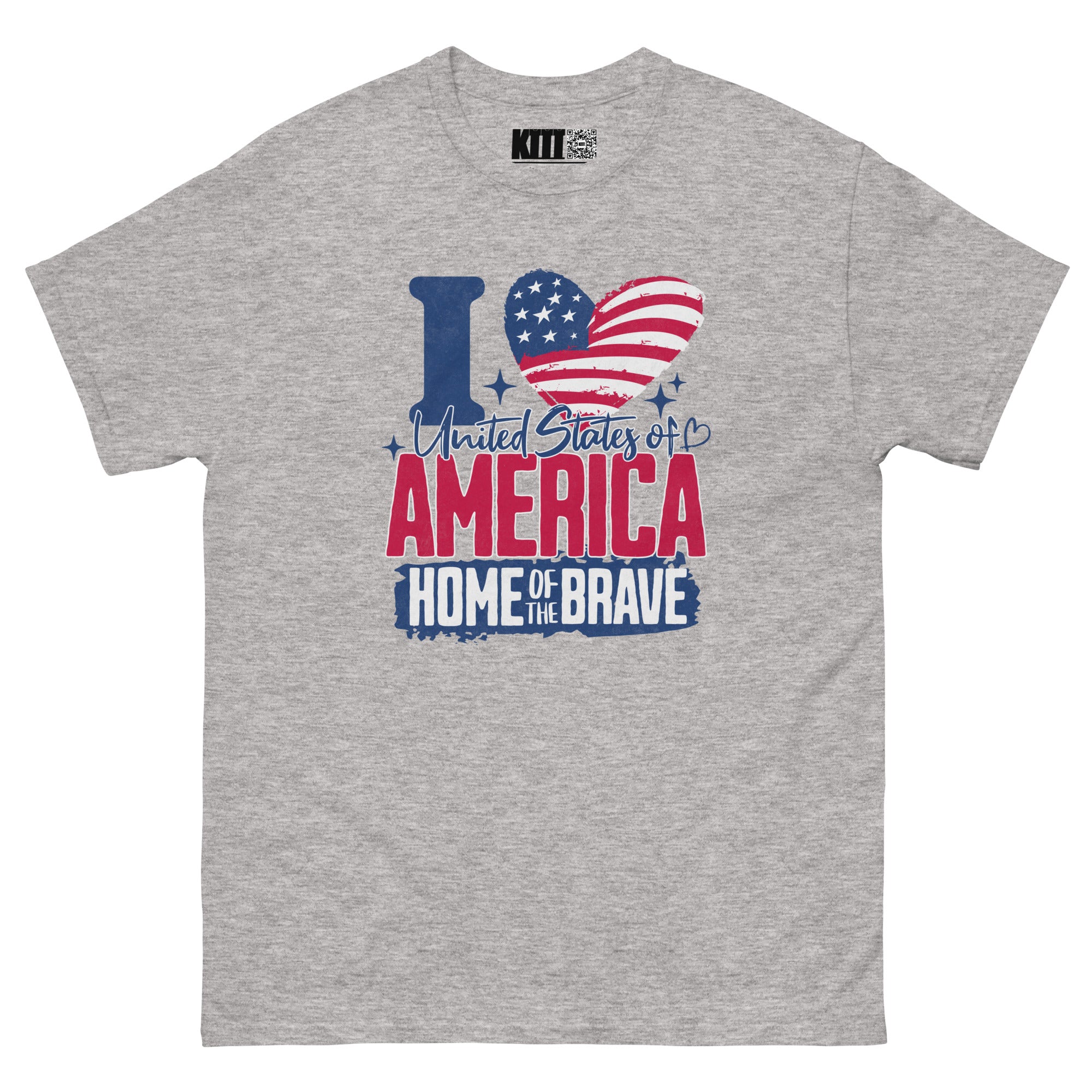 I Love America - Home of the Brave Unisex Classic Tee