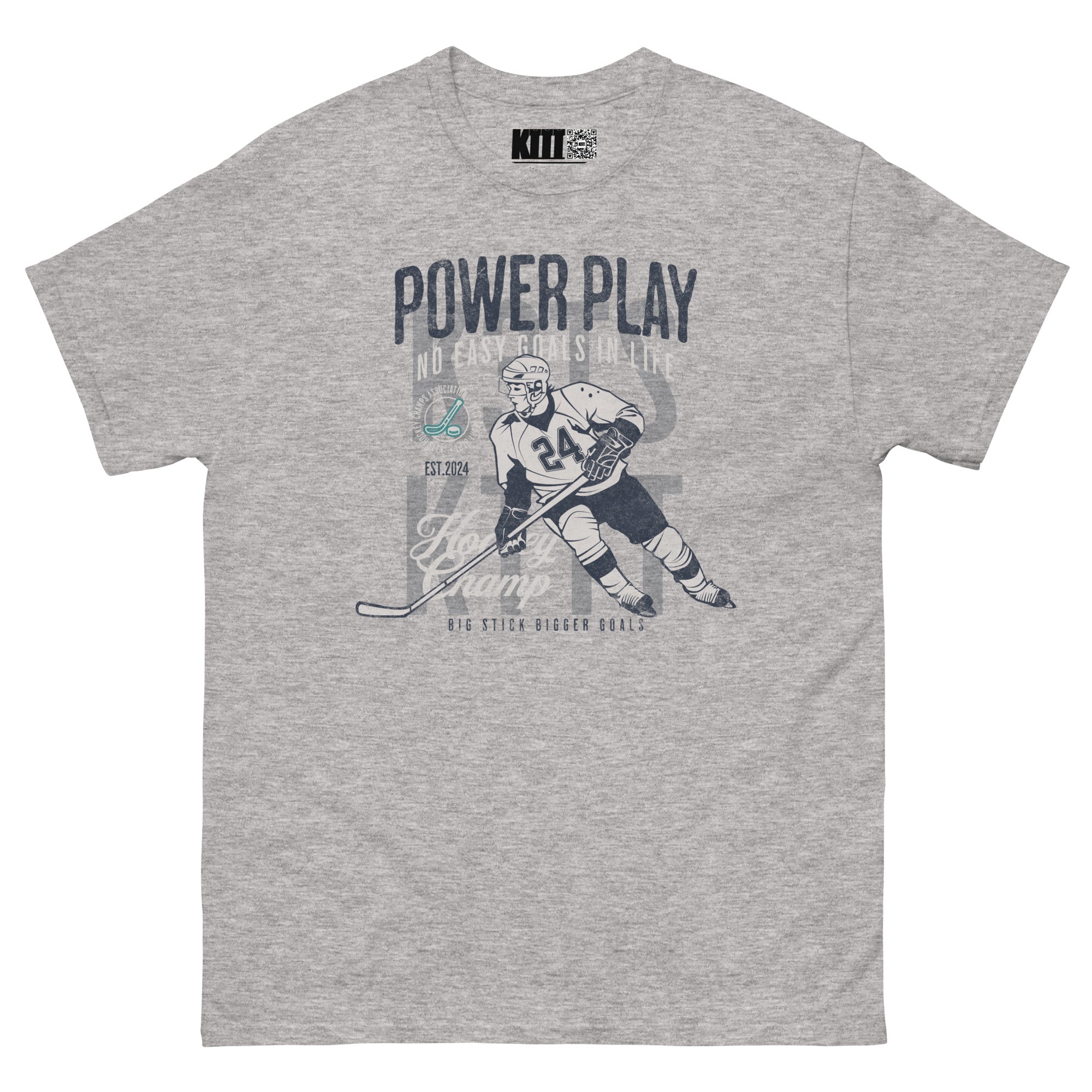 Power Play - Big Stick, Bigger Goals Unisex Classic Tee