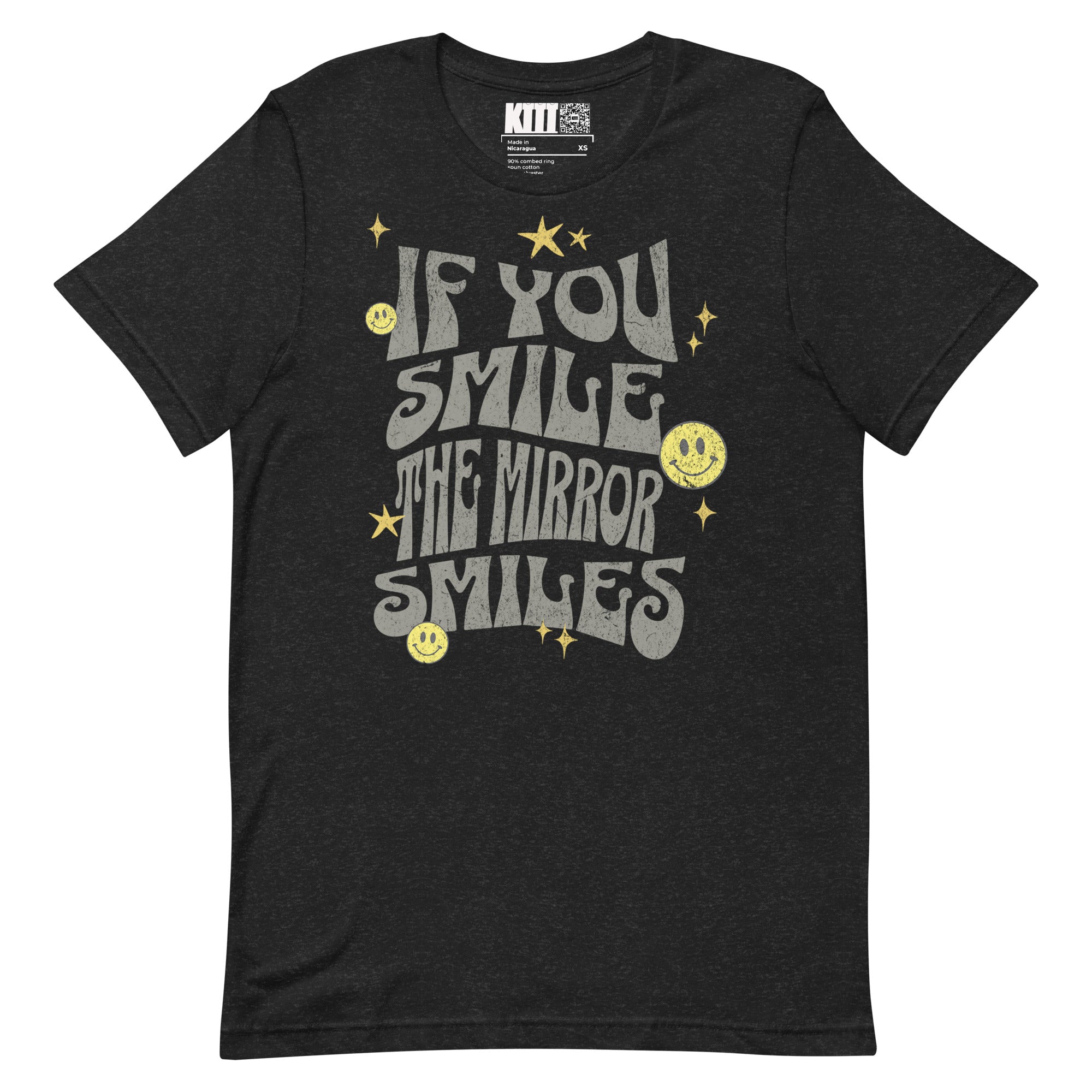 If You Smile The Mirror Smiles – Positive & Inspirational Unisex T-shirt